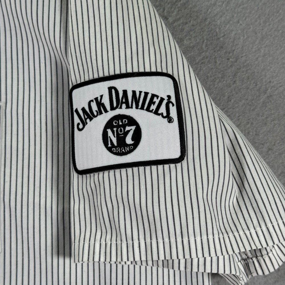 Throttle Threads Jack Daniel Shop Button Down Shi… - image 7